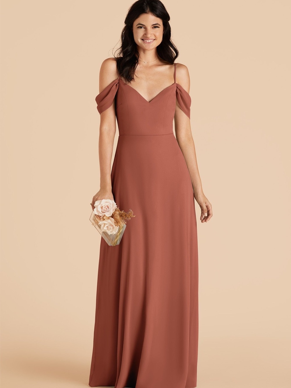 Birdy Grey Devin Chiffon in Desert Rose